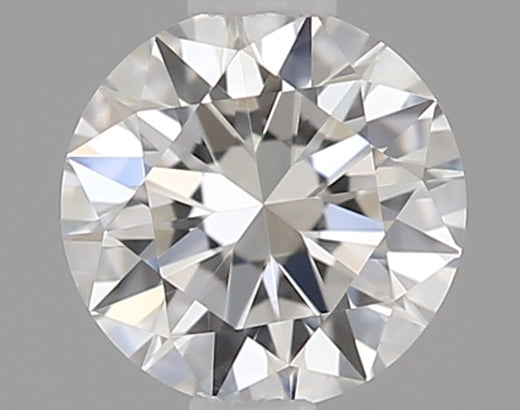 0.18 Carat Round Cut Natural Diamond VVS2 E