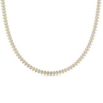 Load image into Gallery viewer, 13-ct.-bezel-diamond-teardrop-tennis-eternity-necklace-in-FDNK10584-0.10CT-NL-YG