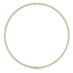 Load image into Gallery viewer, 13-ct.-bezel-diamond-teardrop-tennis-eternity-necklace-in-FDNK10584-0.10CT-NL-YG