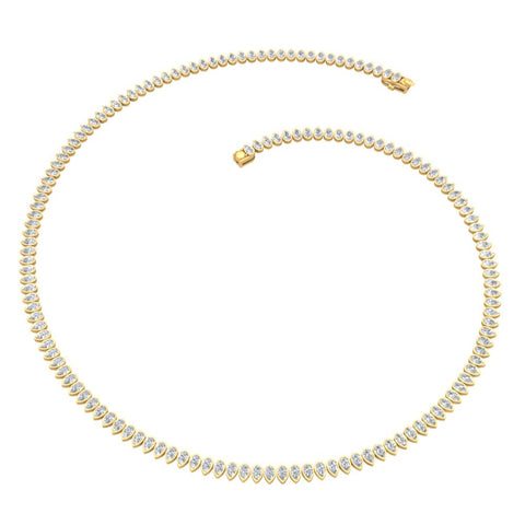 13-ct.-bezel-diamond-teardrop-tennis-eternity-necklace-in-FDNK10584-0.10CT-NL-YG
