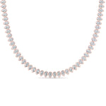 Load image into Gallery viewer, 13.50-carat-bezel-necklace-teardrop-diamond-in-FDNK10579-(0.25CT)-NL-RG