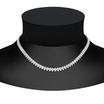 Load image into Gallery viewer, 13.50-carat-bezel-necklace-teardrop-diamond-in-FDNK10579-(0.25CT)-NL-WG