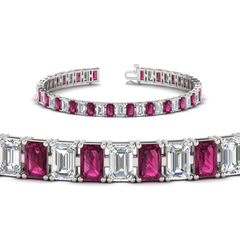 14-ct-emerald-cut-pink-sapphire-tennis-diamond-bracelet-in-white-gold-FDBRC10449EMGSADRPIANGLE2-14.00CT-NL-WG.jpg