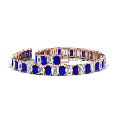 14-ct-emerald-cut-sapphire-tennis-diamond-bracelet-in-rose-gold-FDBRC10449EMGSABLANGLE4-14.00CT-NL-RG.jpg
