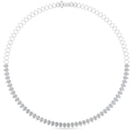 Load image into Gallery viewer, 14.50-ct.-diamond-teardrop-bezel-necklace-in-FDNK10579-(0.30CT)-NL-WG