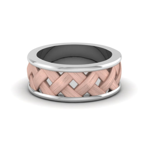 2 Tone X Pattern Comfort Fit Band