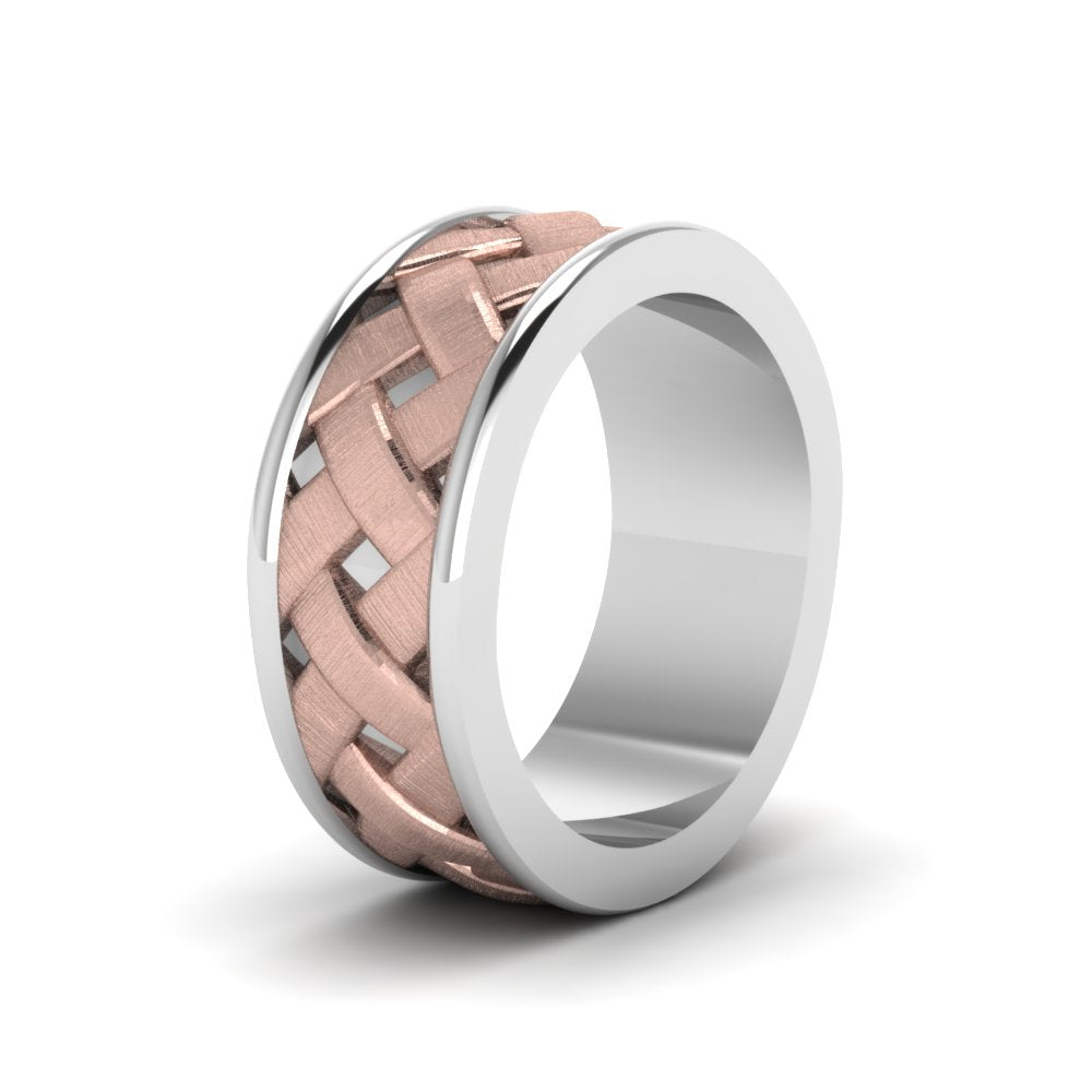 2 Tone X Pattern Comfort Fit Band