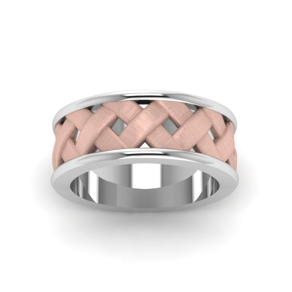 2 Tone X Pattern Comfort Fit Band