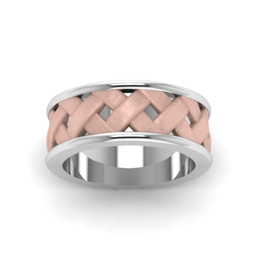 2 Tone X Pattern Comfort Fit Band