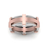 Load image into Gallery viewer, Dual Tone Mens Engagement Ring