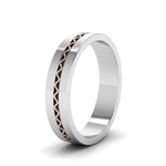 Load image into Gallery viewer, Mens Wave Comfort Fit Wedding Ring
