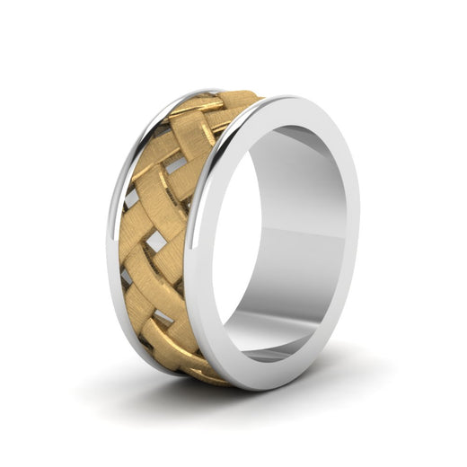 2 Tone X Pattern Comfort Fit Band