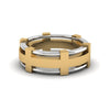 Load image into Gallery viewer, Dual Tone Mens Engagement Ring