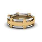 Load image into Gallery viewer, Dual Tone Mens Engagement Ring
