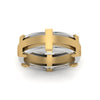 Load image into Gallery viewer, Dual Tone Mens Engagement Ring