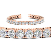 15-Ct.Exclusive-Diamond-Tennis-Bracelet-In-Rose-Gold-FDBRC8635ROANGLE2-15.00-CT-NL-RG