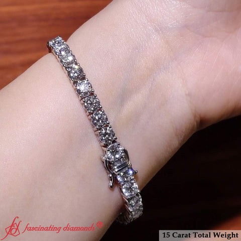 15 Ct. Exclusive Diamond Tennis Bracelet