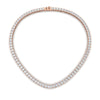 Load image into Gallery viewer, 15-carat-graduated-diamond-tennis-necklace-in-FDNK11334-(0.12CT)ANGLE1-NL-RG
