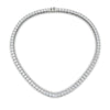 Load image into Gallery viewer, 15-carat-graduated-diamond-tennis-necklace-in-FDNK11334-(0.12CT)ANGLE1-NL-WG
