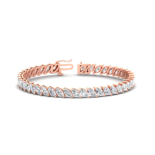 15 Carat Prong Set Marquise Tennis Bracelet