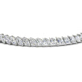 Thumbnail 6 - 15 Carat Prong Set Marquise Tennis Bracelet