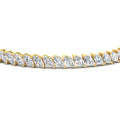 Thumbnail 18 - 15 Carat Prong Set Marquise Tennis Bracelet