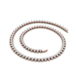 Load image into Gallery viewer, 15-carat-round-trio-diamond-charm-necklace-in-FDNK11335-(0.07CT)-NL-RG