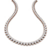 Load image into Gallery viewer, 15-carat-round-trio-diamond-charm-necklace-in-FDNK11335-(0.07CT)-NL-RG