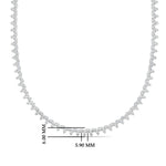 Load image into Gallery viewer, 15-carat-round-trio-diamond-charm-necklace-in-FDNK11335-(0.07CT)-NL-WG