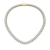 Load image into Gallery viewer, 15-carat-round-trio-diamond-charm-necklace-in-FDNK11335-(0.07CT)-NL-YG