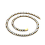 Load image into Gallery viewer, 15-carat-round-trio-diamond-charm-necklace-in-FDNK11335-(0.07CT)-NL-YG