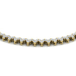 Load image into Gallery viewer, 15-carat-round-trio-diamond-charm-necklace-in-FDNK11335-(0.07CT)-NL-YG