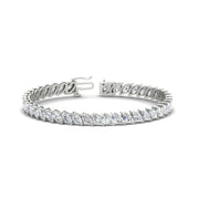 15 Carat Prong Set Marquise Tennis Bracelet