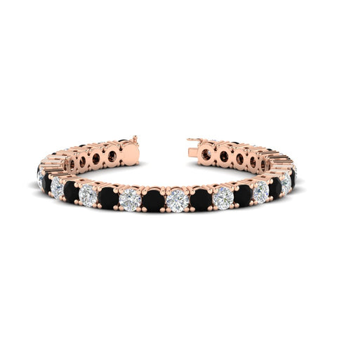 15-ct.exclusive-diamond-tennis-bracelet-with-black-diamond-in-rose-gold-FDBRC8635ROGBLACK-15.00_20CT-NL-RG