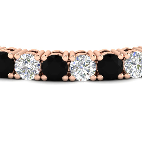 15-ct.exclusive-diamond-tennis-bracelet-with-black-diamond-in-rose-gold-FDBRC8635ROGBLACKANGLE5-15.00_20CT-NL-RG