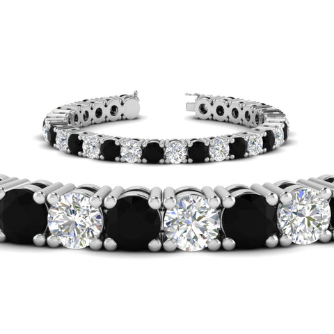 15-ct.exclusive-diamond-tennis-bracelet-with-black-diamond-in-white-gold-FDBRC8635ROGBLACKANGLE2-15.00_20CT-NL-WG