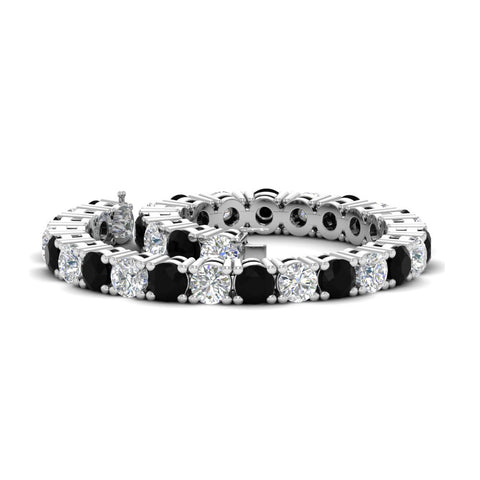 15-ct.exclusive-diamond-tennis-bracelet-with-black-diamond-in-white-gold-FDBRC8635ROGBLACKANGLE4-15.00_20CT-NL-WG