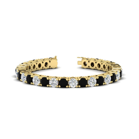 15-ct.exclusive-diamond-tennis-bracelet-with-black-diamond-in-yellow-gold-FDBRC8635ROGBLACK-15.00_20CT-NL-YG