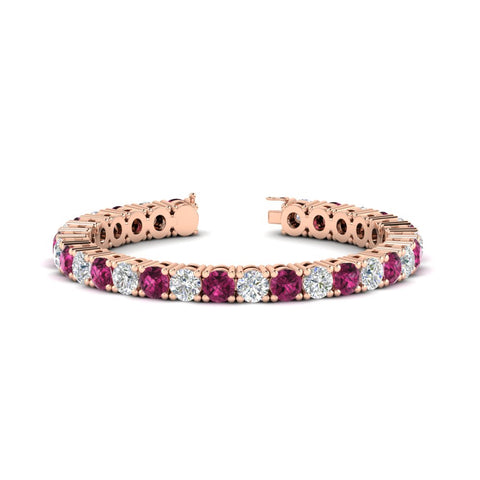 15-ct.exclusive-diamond-tennis-bracelet-with-pink-sapphire-in-rose-gold-FDBRC8635ROGSADRPI-15.00_20CT-NL-RG