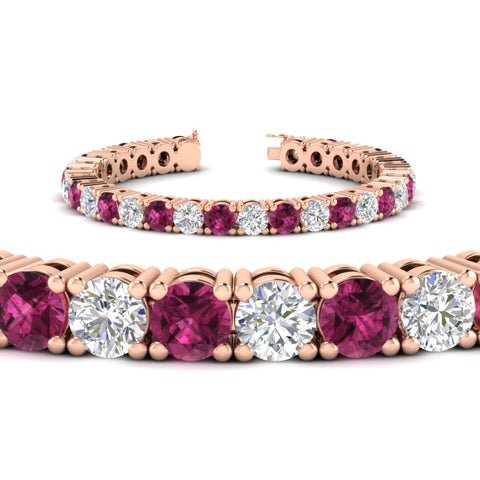15-ct.exclusive-diamond-tennis-bracelet-with-pink-sapphire-in-rose-gold-FDBRC8635ROGSADRPIANGLE2-15.00_20CT-NL-RG