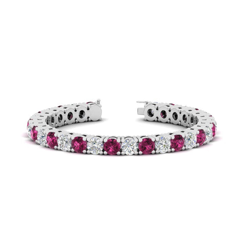 15-ct.exclusive-diamond-tennis-bracelet-with-pink-sapphire-in-white-gold-FDBRC8635ROGSADRPI-15.00_20CT-NL-WG