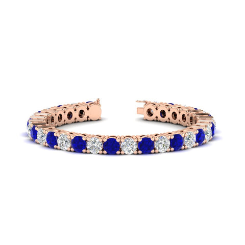 15-ct.exclusive-diamond-tennis-bracelet-with-sapphire-in-rose-gold-FDBRC8635ROGSABL-15.00_20CT-NL-RG