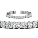 Load image into Gallery viewer, 16 Ct. Oval Diamond Basket Tennis Bracelet
