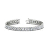 Load image into Gallery viewer, 17-ct-emerald-cut-tennis-diamond-bracelet-basket-set-in-white-gold-FDBRC10449EM-17.00CT-NL-WG.jpg