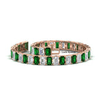 Load image into Gallery viewer, 17 Ct Emerald Cut Tennis Bracelet Basket Set
