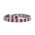 Load image into Gallery viewer, 17 Ct Emerald Cut Tennis Bracelet Basket Set
