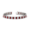 Load image into Gallery viewer, 17-ct-emerald-cut-tennis-diamond-bracelet-basket-set-with-ruby-in-white-gold-FDBRC10449EMGRUDR-17.00CT-NL-WG.jpg