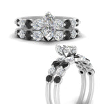 Load image into Gallery viewer, Graduated Common Prong Engagement Ring Set