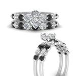 Load image into Gallery viewer, Graduated Common Prong Engagement Ring Set