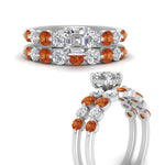 Load image into Gallery viewer, Graduated Common Prong Engagement Ring Set